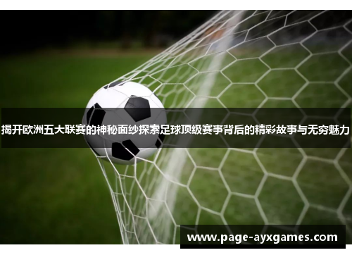 揭开欧洲五大联赛的神秘面纱探索足球顶级赛事背后的精彩故事与无穷魅力